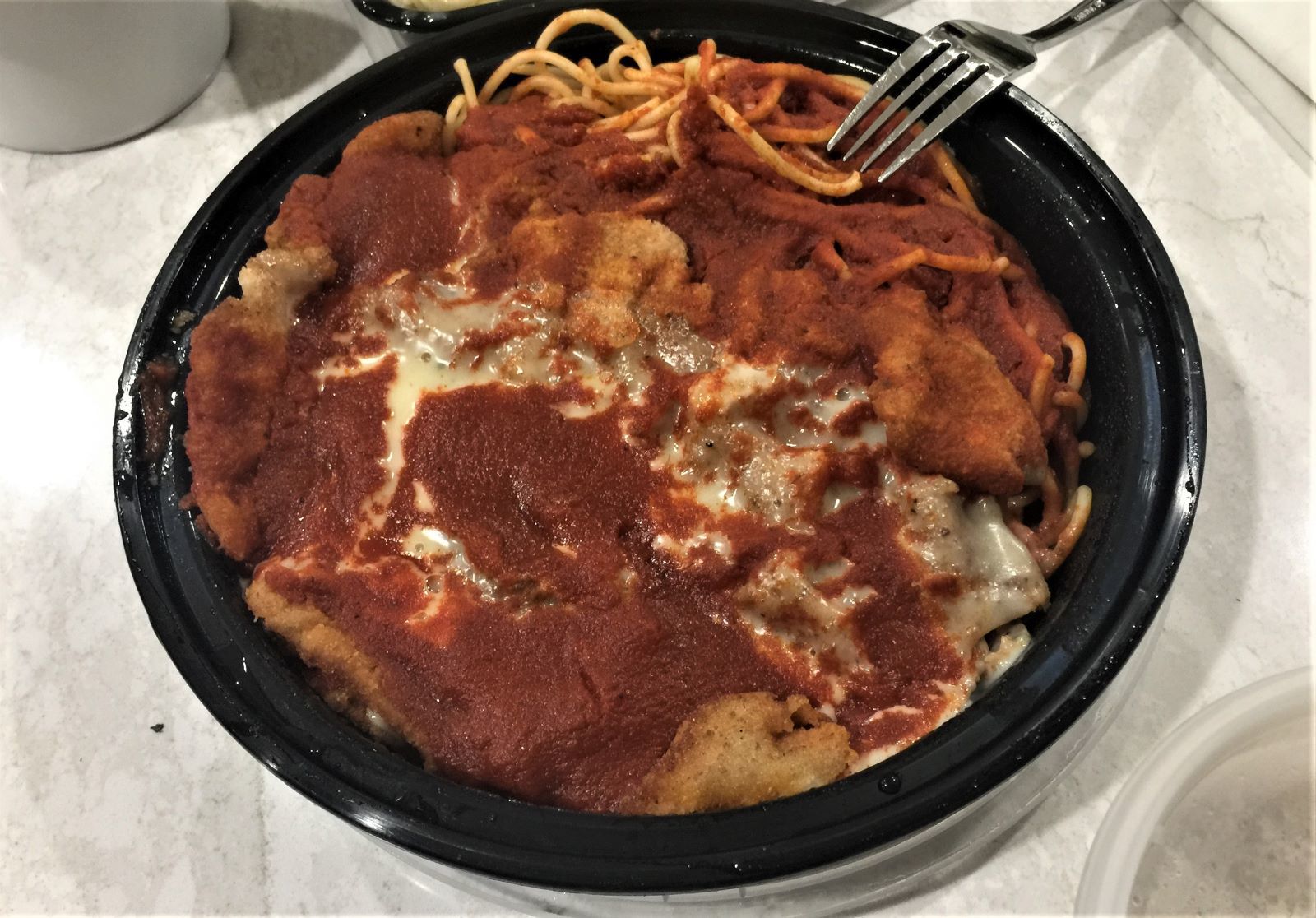 Fortuna's veal and spaghetti